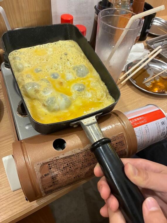 だし巻き玉子づくり