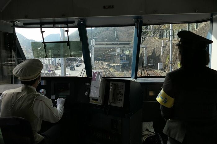箱根湯本駅が近づいてきた