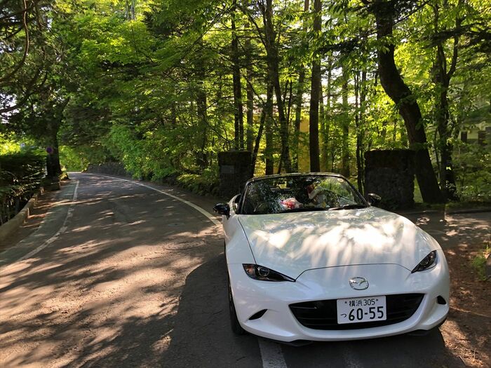 筆者が軽井沢に乗っていたNDロードスター