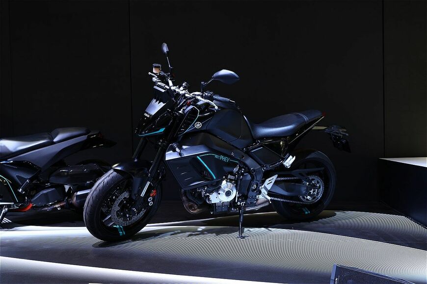ジャパンモビリティショー2025のヤマハブース（写真：ヤマハ発動機）