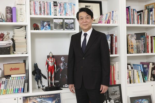 円谷プロダクション代表取締役会長 兼 CEOの塚越隆行氏（撮影：尾形文繁）