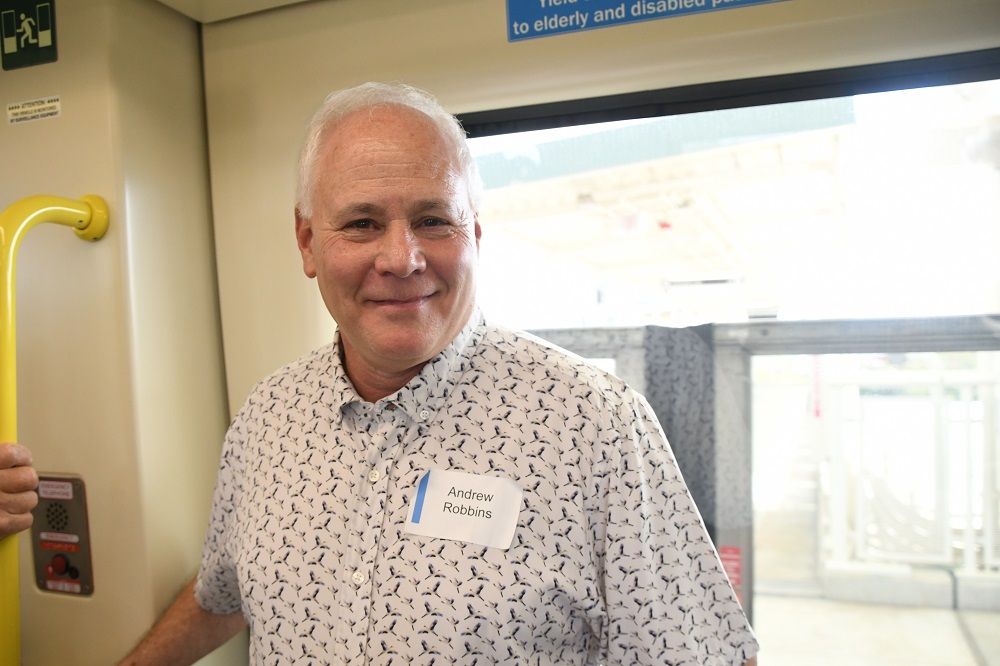 HART前CEOのロビンス氏。現在はカルトレインで活躍（記者撮影）