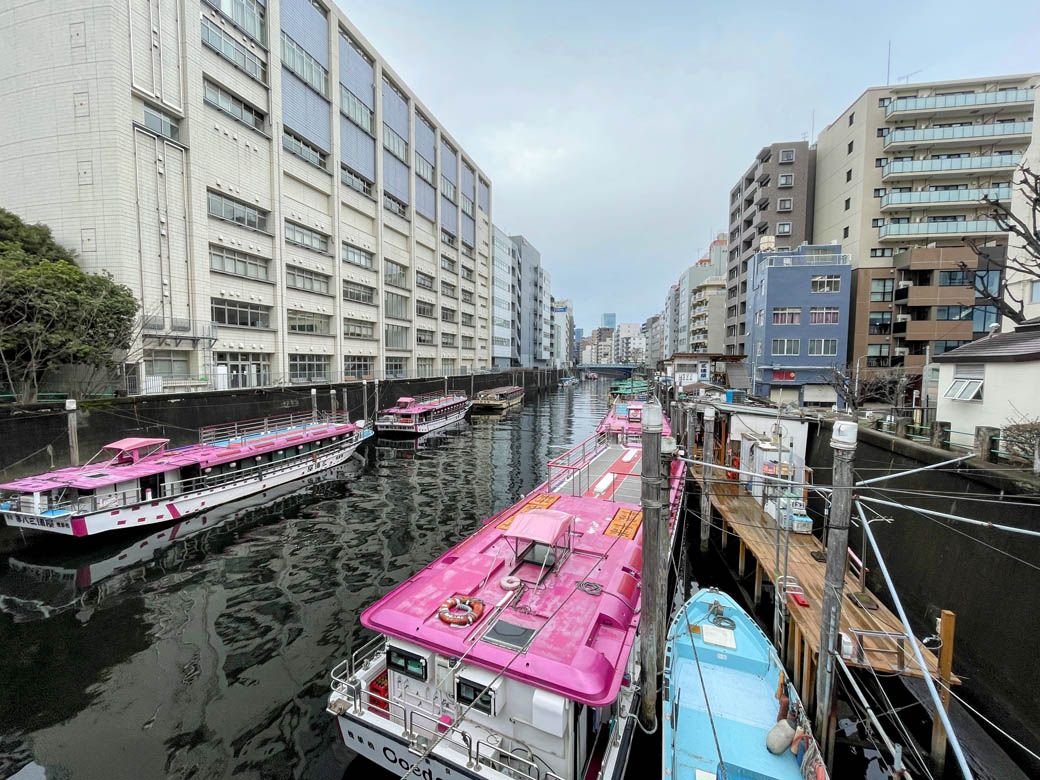 浅草橋から見た神田川