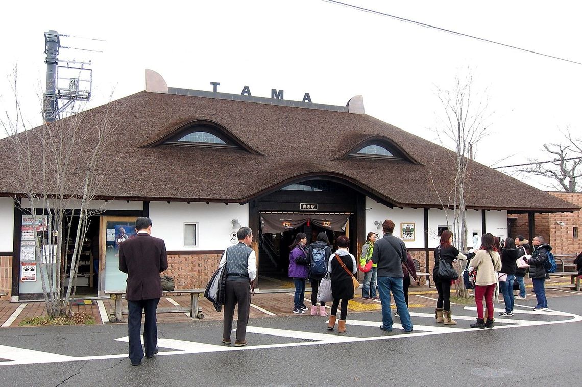 和歌山電鉄の貴志駅（筆者撮影）