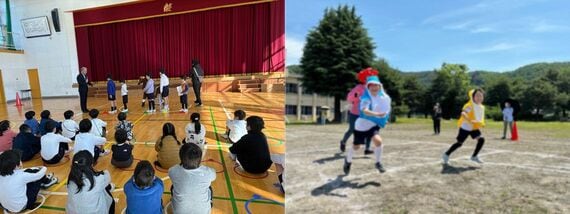 表彰式と運動会