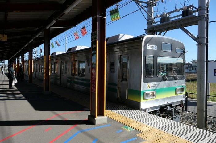 寄居方面への電車