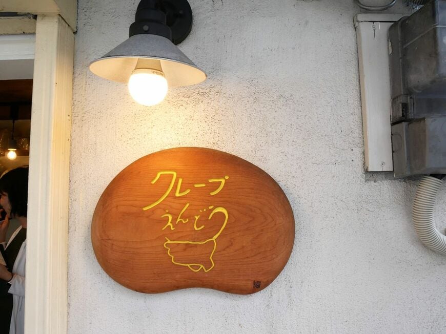 クレープえんどう　看板