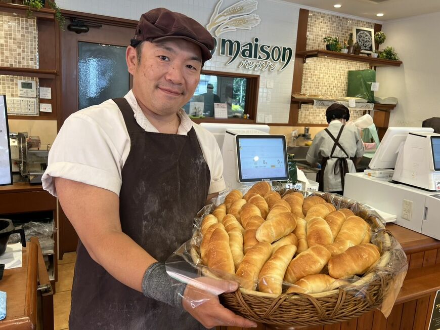 塩パンを生み出した「パン・メゾン」社長 平田将武さん（写真：筆者撮影）