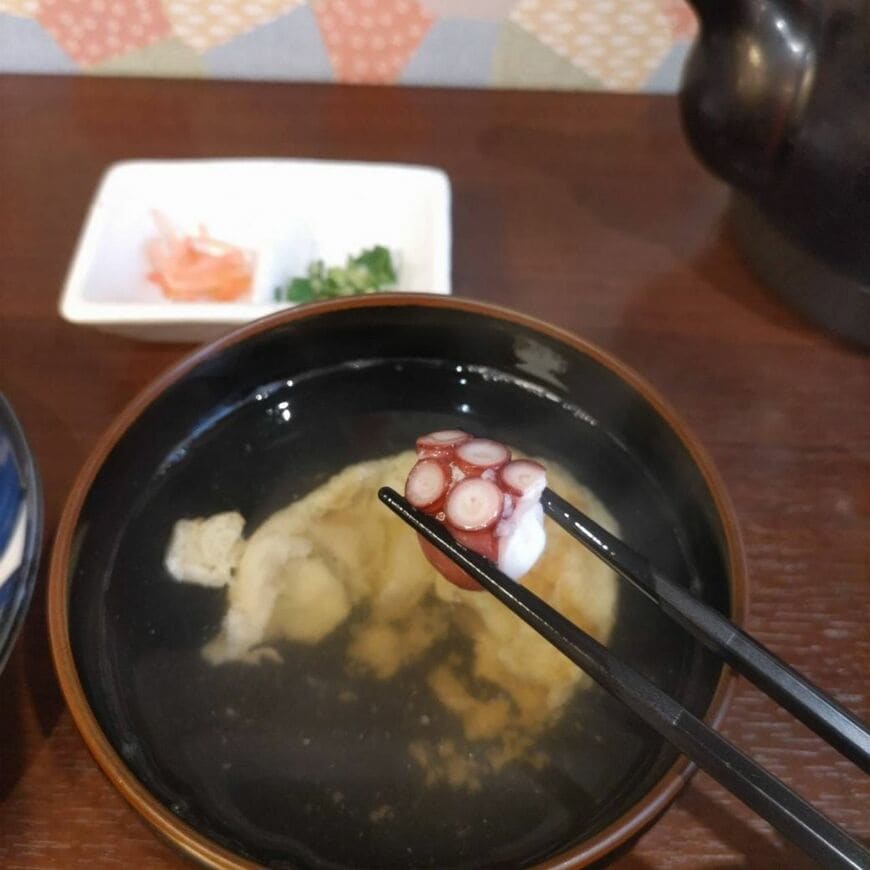 食べ応えのある大きさのタコちゃん（著者撮影）