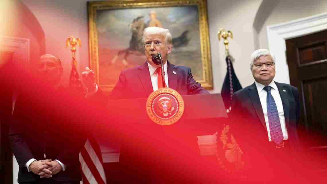 トランプ大統領とTSMCのCEO