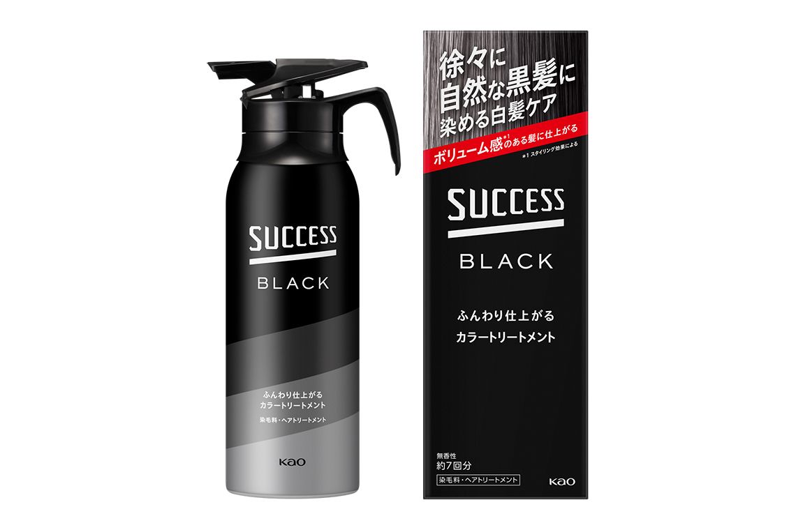 サクセスブラック ふんわり仕上がるカラートリートメント 155g 