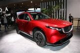 ジャパンモビリティショー2025に展示されたマツダの新型「CX-5」（筆者撮影）