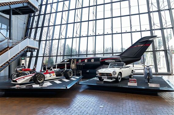 モビリティリゾートもてぎ内にある、ホンダの歴史が学べる「ホンダコレクションホール」