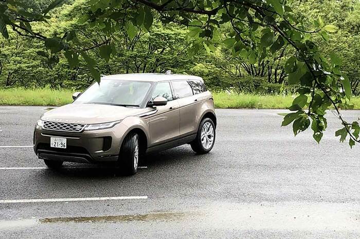 「EVOQUE P250」のボディサイズは全長4380ミリ、全幅1905ミリ、全高1650ミリ