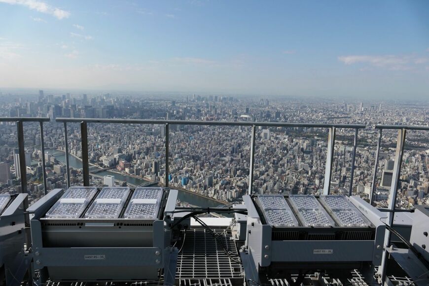 東京スカイツリーの497m地点