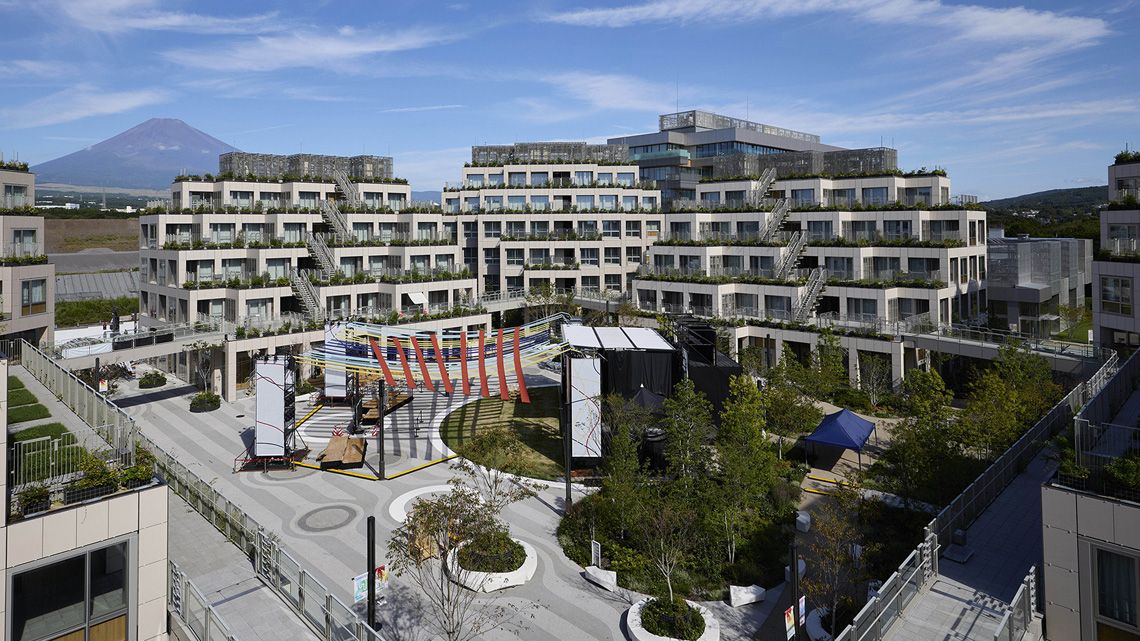 ウーブン・シティの街並み