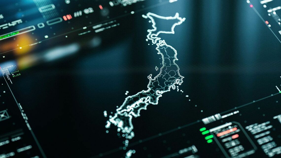 日本地図のイメージ