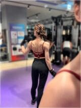 トレーニング中の写真（写真：本人提供）