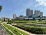 「柏の葉アクアテラス」の隣接地の風景
