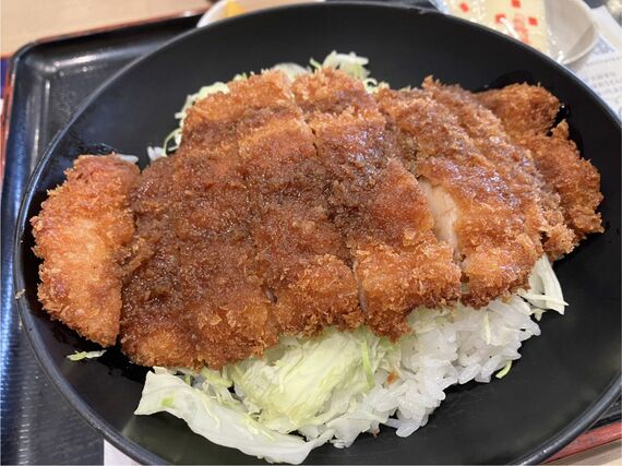 ソースチキンカツ丼