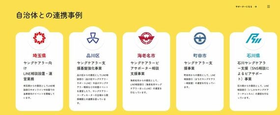 ヤングケアラー協会のサイト