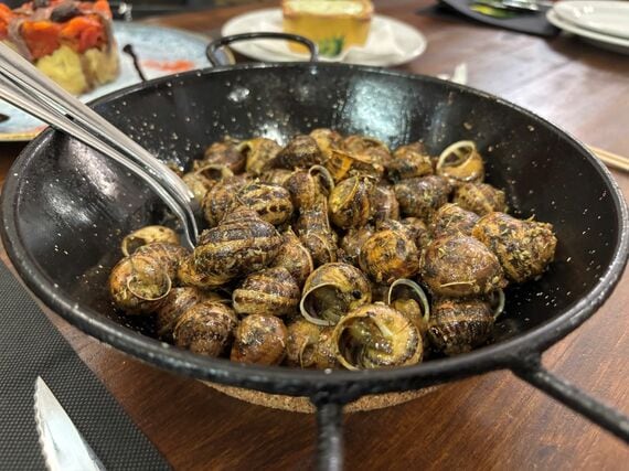 名物のエスカルゴ（筆者撮影）