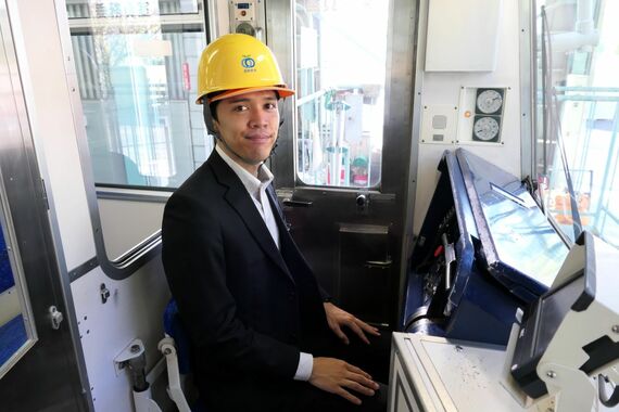 西武8500系 運転席