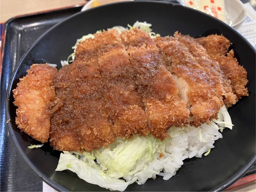ソースチキンカツ丼