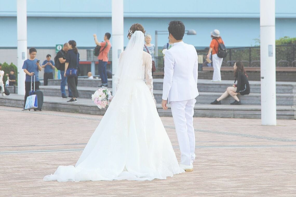 結婚式の様子