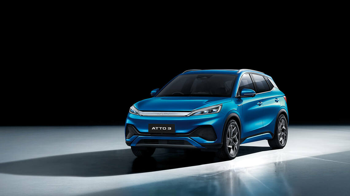 SUV「ATTO 3」（写真：BYDニュースリリースより）