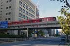 丸ノ内線後楽園駅付近は地上走行する