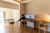 ゲストハウスのワークスペース