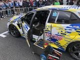 液体水素燃料を使うカローラスポーツをベースとしたST-Qマシン。2023年、富士スピードウェイ（筆者筆者）