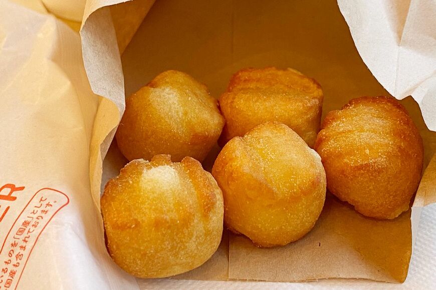 ニョッキボールは新食感。フライドポテトやハッシュポテトにはない弾力がありました（筆者撮影）