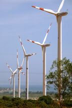 ビントアン省に完成したベトナム初の風力発電所
