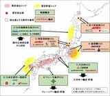  令和5年度「先進的CCS事業の実施に係わる調査」・選定案件の位置および提案企業（出典：経済産業省/JOGMEC）