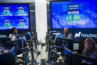 米ナスダック市場､一時史上最高値を更新 経済指標追い風､金利上昇への警戒緩む