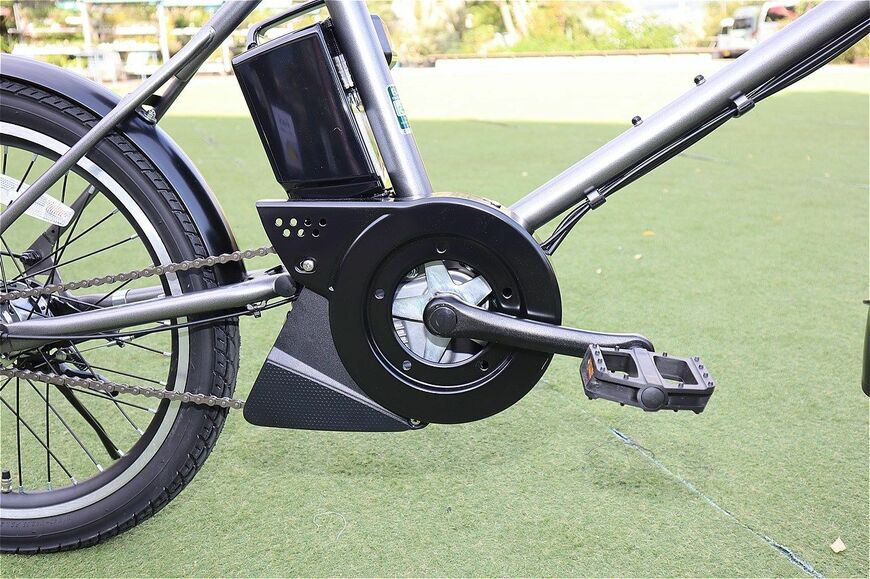 ヤマハの新型電動アシスト自転車「PAS CRAIG ALLEY（パス クレイグ アリー）」(写真：筆者撮影）