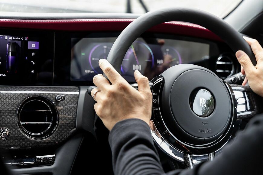 ロールス・ロイス試乗会の様子（写真：三木 宏章）