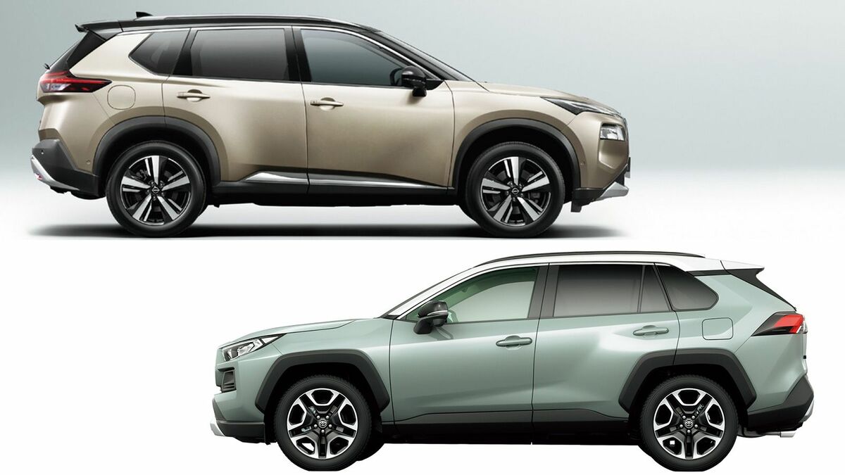 エクストレイル、rav4、デリカなどに！！ トヨタ 新型RAV4 vs 日産 エクストレイル、最上級グレード対決! 同じ