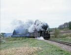 石北本線・C58形蒸気機関車が牽く急行「大雪」