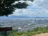 東区・立花山から眺めた福岡市の様子（筆者撮影）