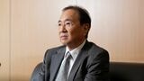 インタビューに答えるフジテレビ社長でフジ・メディア・ホールディングス次期社長の清水賢治氏 （撮影：梅谷秀司）