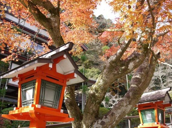 鞍馬寺の境内