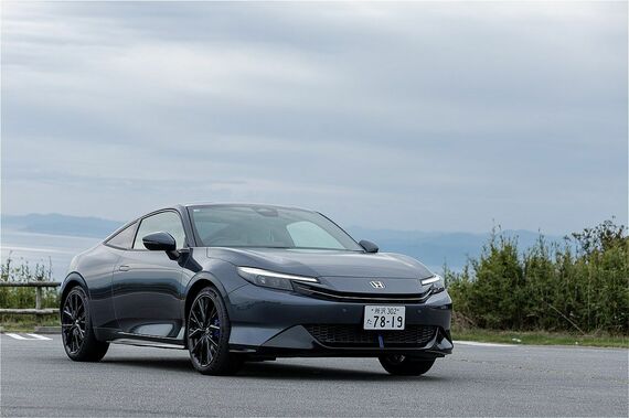 試乗したメテオロイドグレー・メタリックの新型プレリュード