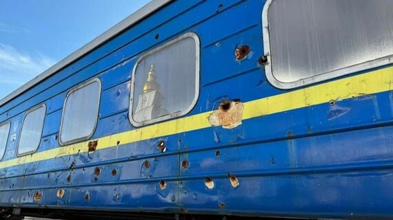 ウクライナ鉄道客車 戦争被害