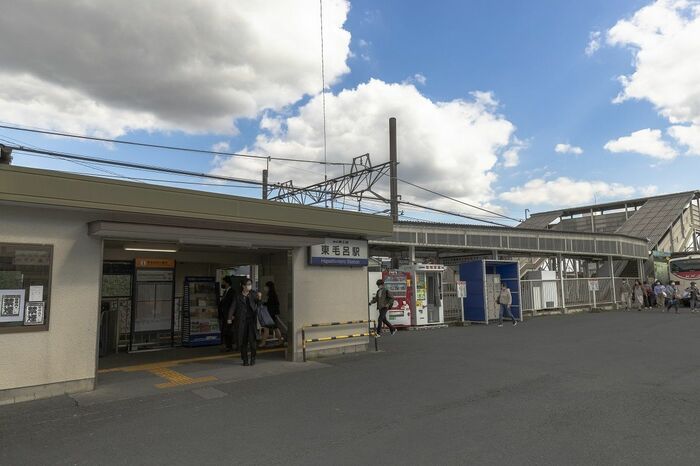 東毛呂駅は各方面への路線バスが発着する