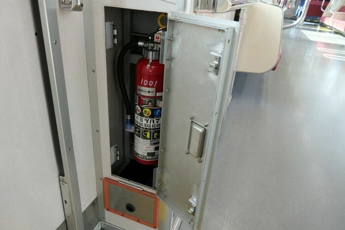 消火器の収納スペース