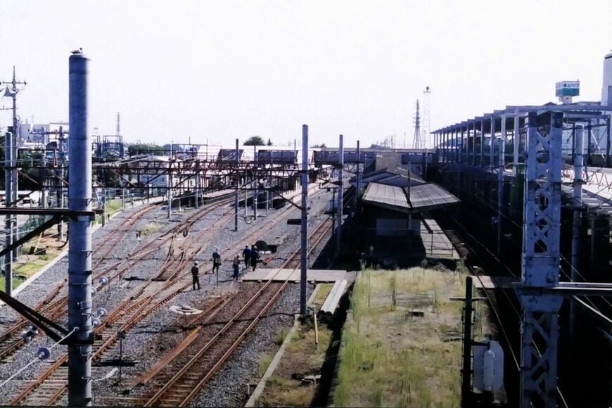 東武鉄道　高架化工事中の太田駅