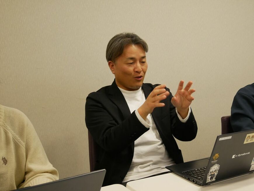 トンネルの再利用プロジェクトを進める同社の元責任者・音川峰行さん（写真：東洋経済オンライン編集部撮影）